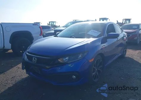 2021 Honda Civic Sport из США, поврежденный, VIN 2HGFC2F85MH526105